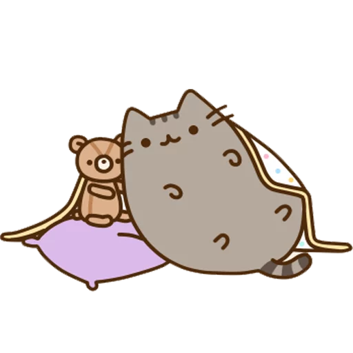 😴 Стикер «Pusheen 2.0» для Telegram