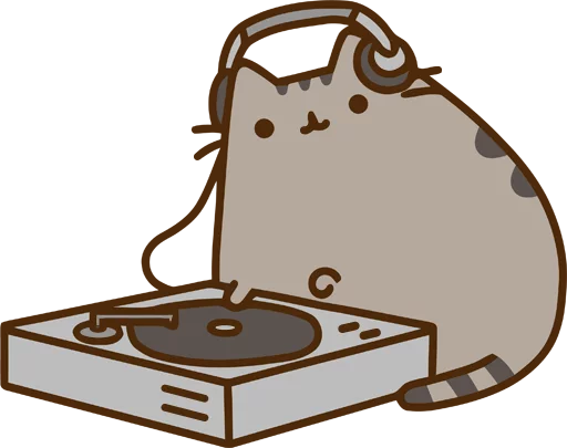 🎵 Стикер «Pusheen_2x» для Telegram