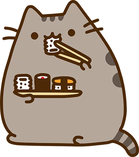 🍣 Стикер «Pusheen_2x» для Telegram