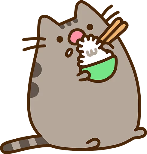 🍚 Стикер «Pusheen_2x» для Telegram