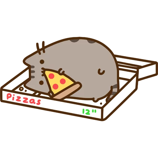 🍕 Стикер «Pusheen_2x» для Telegram