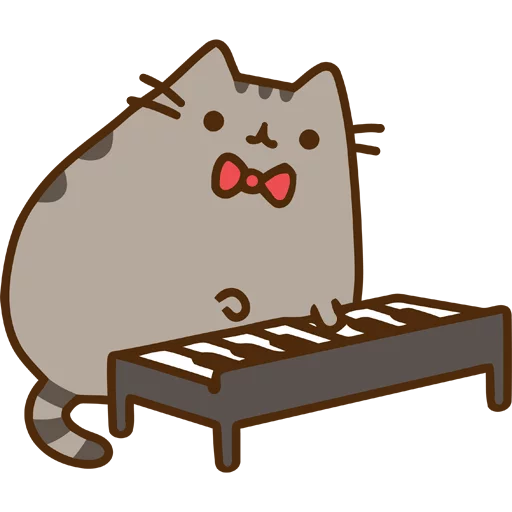 🎹 Стикер «Pusheen_2x» для Telegram