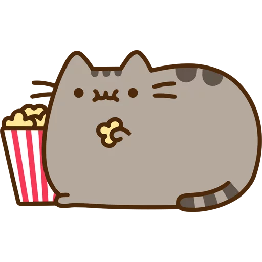 🍿 Стикер «Pusheen_2x» для Telegram