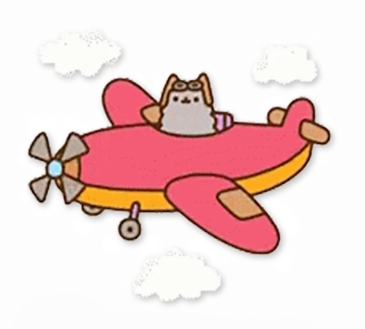 ✈ Стикер «Pusheen 3.0» для Telegram