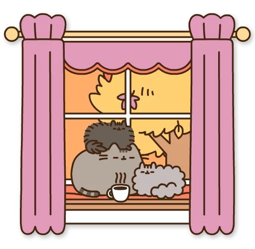🍁 Стикер «Pusheen 3.0» для Telegram