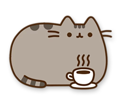 ☕ Стикер «Pusheen 3.0» для Telegram