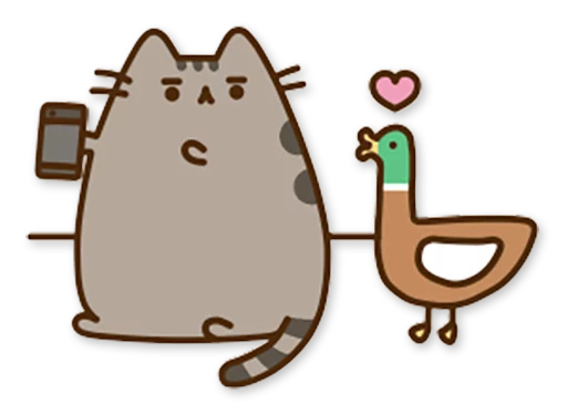 🐦 Стикер «Pusheen 3.0» для Telegram