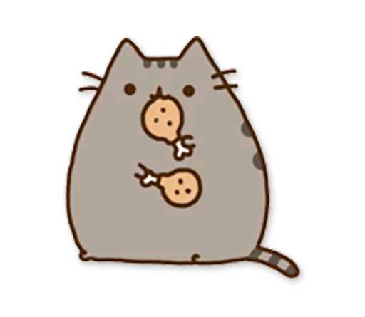 🍗 Стикер «Pusheen 3.0» для Telegram