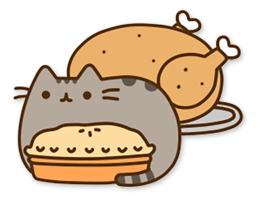 🐔 Стикер «Pusheen 3.0» для Telegram