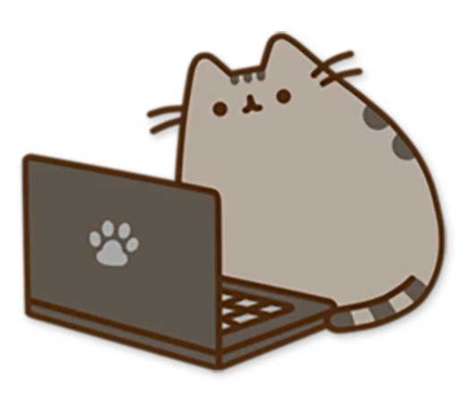 💻 Стикер «Pusheen 3.0» для Telegram