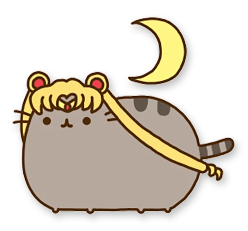 🌙 Стикер «Pusheen 3.0» для Telegram