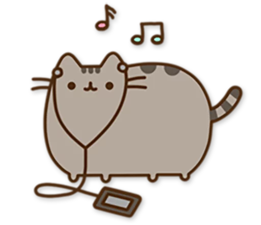🎵 Стикер «Pusheen 3.0» для Telegram
