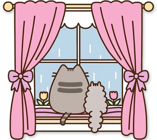☔ Стикер «Pusheen 3.0» для Telegram