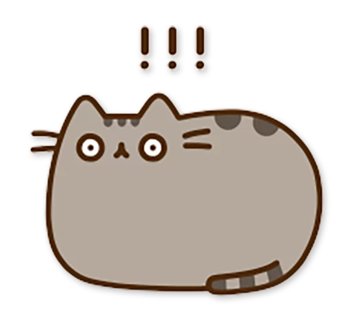 😨 Стикер «Pusheen 3.0» для Telegram