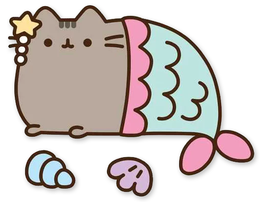 🐟 Стикер «Pusheen 3.0» для Telegram