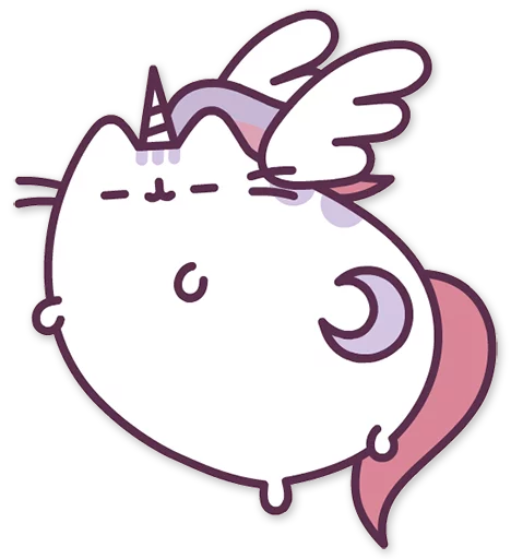 🌙 Стикер «Pusheen 3.0» для Telegram