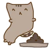 💩 Эмодзи «Miss pusheen» для Telegram