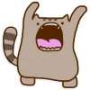 👺 Эмодзи «Miss pusheen» для Telegram