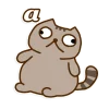 😏 Эмодзи «Miss pusheen» для Telegram