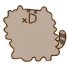 😆 Эмодзи «Miss pusheen» для Telegram