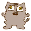 👺 Эмодзи «Miss pusheen» для Telegram