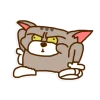 😕 Эмодзи «Miss pusheen» для Telegram