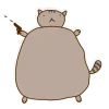🔫 Эмодзи «Miss pusheen» для Telegram