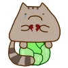 💔 Эмодзи «Miss pusheen» для Telegram
