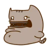 🙀 Эмодзи «Miss pusheen» для Telegram