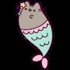 Стикер 19 Pusheen #cute #status #food