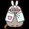 Стикер 35 Pusheen #cute #status #food