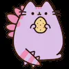 Стикер 60 Pusheen #cute #status #food
