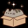 Стикер 38 Pusheen #cute #status #food