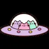 Стикер 43 Pusheen #cute #status #food