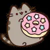 Стикер 29 Pusheen #cute #status #food