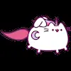 Стикер 45 Pusheen #cute #status #food