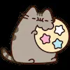 Стикер 24 Pusheen #cute #status #food