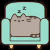Стикер 41 Pusheen #cute #status #food