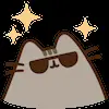 Стикер 39 Pusheen #cute #status #food