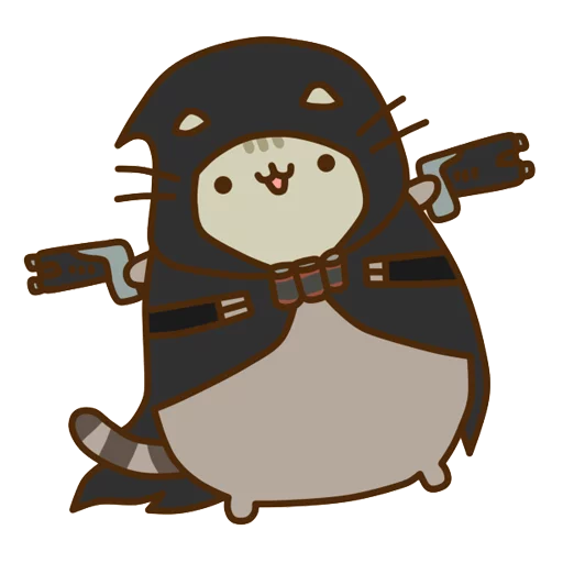 💀 Стикер «Pusheen Overwatch» для Telegram