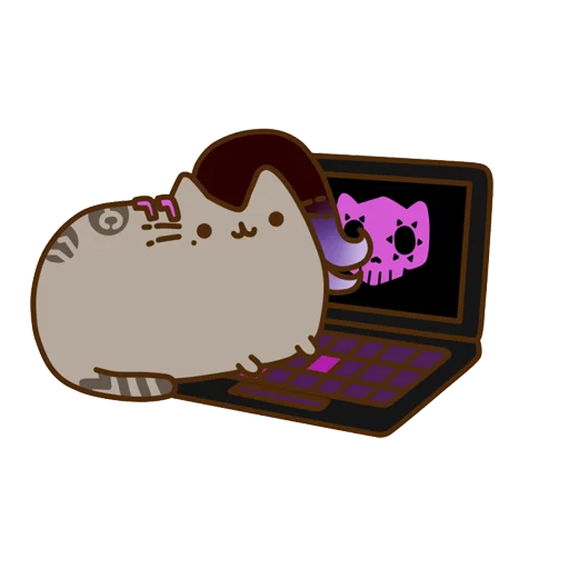👩 Стикер «Pusheen Overwatch» для Telegram