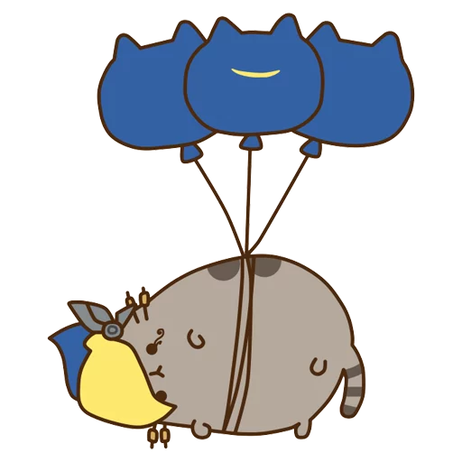 👩 Стикер «Pusheen Overwatch» для Telegram