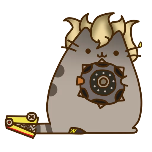 🤡 Стикер «Pusheen Overwatch» для Telegram