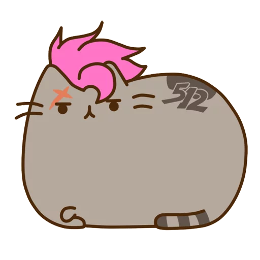 👩 Стикер «Pusheen Overwatch» для Telegram