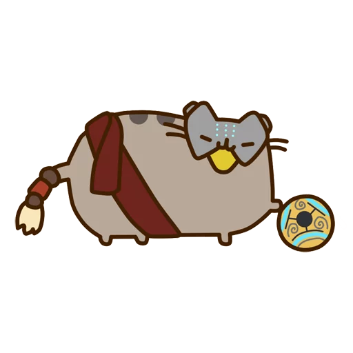 👾 Стикер «Pusheen Overwatch» для Telegram
