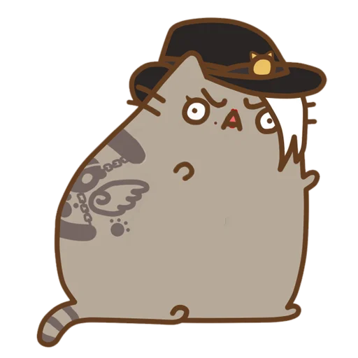 👩‍🦳 Стикер «Pusheen Overwatch» для Telegram