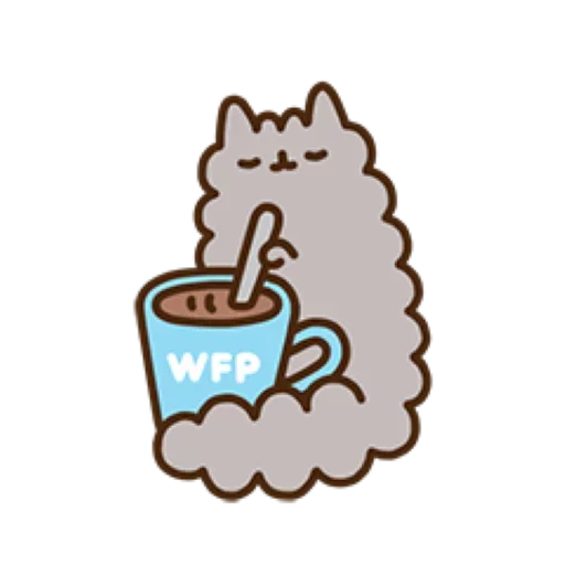 🍰 Стикер «Пушин» для Telegram