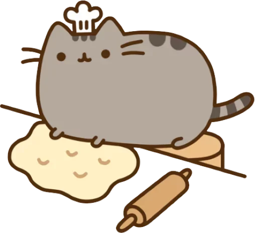 🍞 Стикер «Pusheen» для Telegram