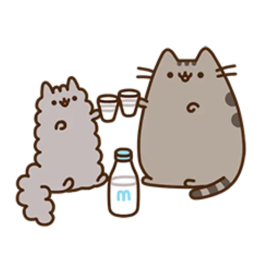 🍶 Стикер «Pusheen» для Telegram