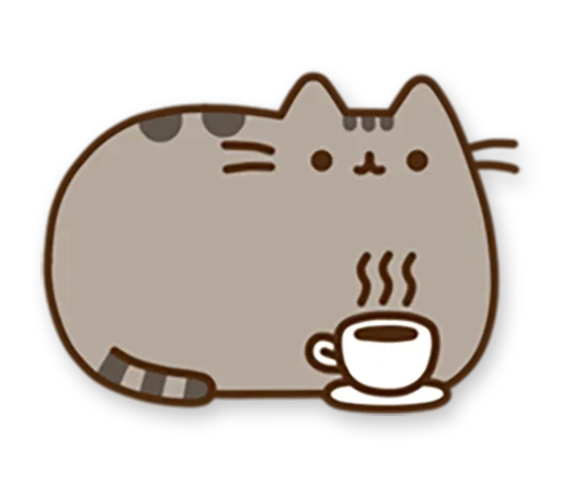 ☕ Стикер «Pusheen» для Telegram